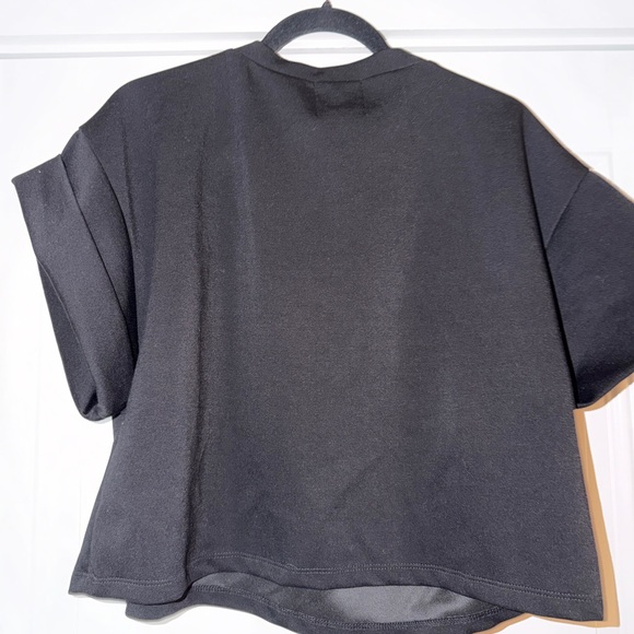 NWT Bucket List Black Oversized T-Shirt & Shorts Loungewear Set - S - Picture 4 of 4